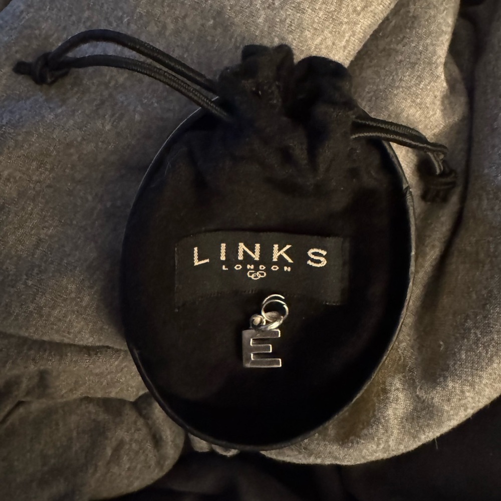 Silver Initial Charm
